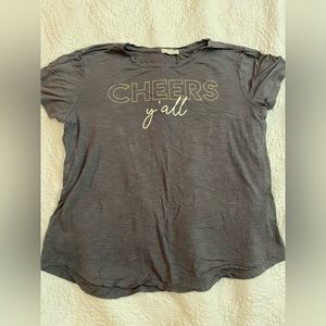 Cheers Y’all graphic tee size medium